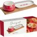 EXCELLENT HOUSEWARE Servírovací sada 3 ks s vánočním motivem KO-210001830