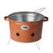 PROGARDEN Gril na dřevěné uhlí přenosný 34 cm oranžová KO-C83000270
