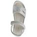 Detská letná obuv GEOX J SANDAL SUKIE GIRL SILVER