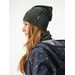 Unuo Dámská čepice z teplákoviny Homeless, Tm. Khaki
