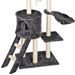 PET COMFORT Škrábadlo pro kočky s pelíškem víceúrovňové 140 cm ED-211816