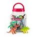 FAUNICA Zvířátka Dinosauři - sada figurek v MEGA tubě