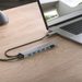 Hama USB hub, 7 portů, USB 3.2, 5 Gb/s, USB-C adaptér, síťový zdroj