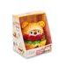 NICI NICI plyš MyMochi Tygr Tiggy 8cm v kostýmu hamburger a okurkou,set dárkové balení 8,5x6,5x10cm