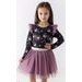 Dívčí TUTU sukýnka Lily Grey lila