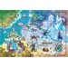 CLEMENTONI Puzzle 1000 dílků Disney Mapa - Frozen