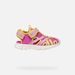 Růžové dívčí sandály Geox Sandal Airadyum