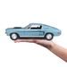 Maisto Maisto - Ford Mustang GT Cobra Jet FB 1968, metal modrá, 1:18