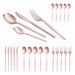 BERLINGERHAUS Sada příborů nerez 24 ks mirror Rosegold Metallic Line BH-3065