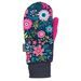 Unuo, Dětské softshellové rukavice s fleecem, Květinky