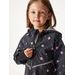 Unuo, Batolecí softshellová kombinéza s fleecem Mini, Černá, Květiny