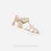 Béžové dívčí barefoot sandály Geox Sandal Steppieup