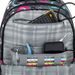 Školní dvoukomorový batoh s vyjímatelným bederním pásem - trojúhelníky