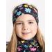 Unuo Dětská čelenka fleecová Elise, Kytičky