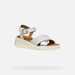 Bílé dámské sandály Geox Meliconia