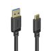 Hama USB A-C kabel 0,75 m, USB 3.2 Gen1 5 Gb/s, černý