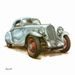NOTIQUE Poznámkový kalendář Classic Cars – Václav Zapadlík, 2026, 30 x 30 cm