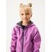 Unuo, Dětská softshellová bunda s beránkem, Fialová