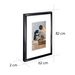 Hama rámeček plastový SEVILLA, černá, 60x80 cm, plastové sklo
