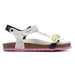 Dětské letní boty GEOX J NEW SANDAL ALOHA G WHITE/FUCHSIA