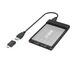 Hama kryt na 2,5" SSD/HDD disk, USB-A + USB-C, SATA, USB 3.2 Gen 1