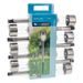 PROGARDEN Zahradní solární lampa se zápichem sada 7 ks nerez KO-DX9301020