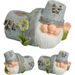 PROGARDEN Zahradní dekorace květináč trpaslík 30 x 20 x 21 cm levá ruka KO-795250790leva