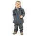 ESITO Dětská zimní softshellová bunda s beránkem Grey - 86 / grey