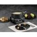 KELA Sada na sýrové fondue Roman keramika černá 9 kusů KL-16665