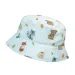 ESITO | Klobouk mušelín Zvířátka lesa - bílá / XXS