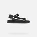 Černé dívčí sandály Geox Sandal Foammentera