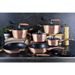 BERLINGERHAUS Kastrol s mramorovým povrchem a poklicí 28 cm Rosegold Metallic Line BH-1516