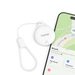 Hama lokalizační čip/ vyhledávač klíčů/ předmětů, Apple Find My, certifikace MFi, Bluetooth, bílý