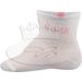 Klasické detské ponožky Fredíček Voxx bílo - růžová