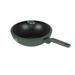 BERLINGERHAUS Pánev wok s poklicí a titanovým povrchem 28 cm Matte Green Collection BH-8159