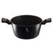 BERLINGERHAUS Kastrol s poklicí s mramorovým povrchem 24 cm Black Silver Collection BH-1852