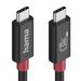 Hama USB-C kabel USB4, 1 m, 80 Gb/s, 240 W