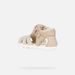 Béžové dívčí barefoot sandály Geox Sandal Steppieup