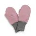 ESITO Palcové rukavice softshell Shell pink - růžová