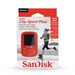 SanDisk Clip Sport Plus 32 GB červená