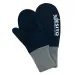 ESITO Zimní palcové rukavice softshell s beránkem Navy Blue