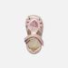 Světle růžové dívčí sandály pro první kroky Geox Sandal Macchia