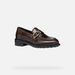 Tmavě hnědé dámské mokasíny Geox Walk Pleasure