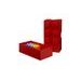 LEGO box na svačinu 100 x 200 x 75 mm - červená
