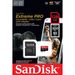 SanDisk Extreme PRO microSDXC 128 GB + SD Adapter 200 MB/s and 90 MB/s A2 C10 V30 UHS-I U3