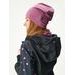Unuo Dámská čepice z teplákoviny Homeless, Růžová