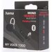 Hama MyVoice1300, Bluetooth headset mono, pro 2 zařízení, Siri, Google Ass., nabíjecí stanice