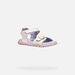 Bílé dívčí sandály Geox Sandal Fusbetto