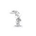Bugs Bunny figurka 2,5"