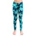 Dívčí funkční legíny modro-zelené